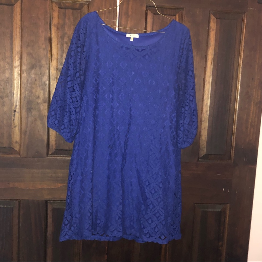 Blue dress